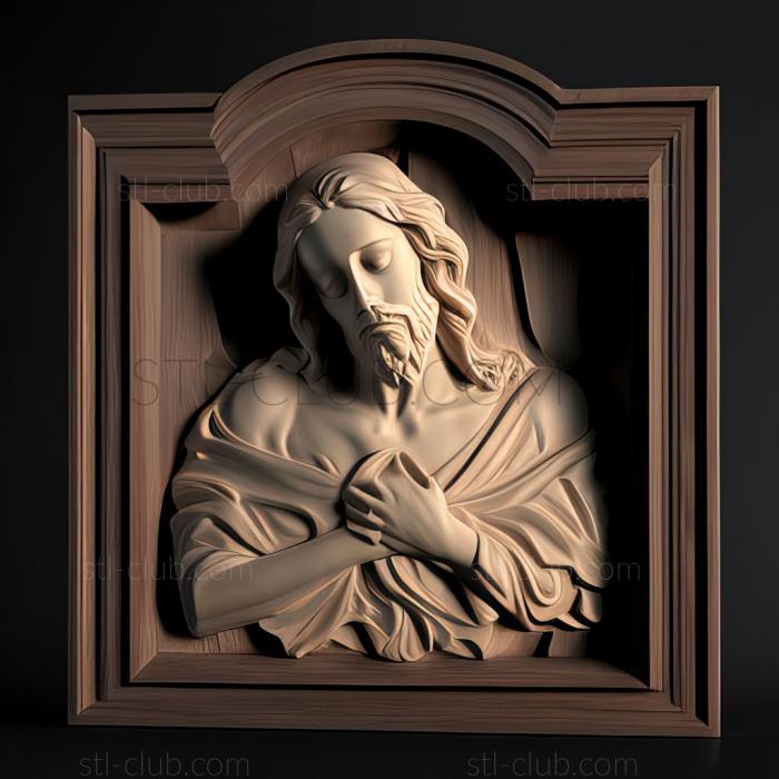 3D model st jesus (STL)